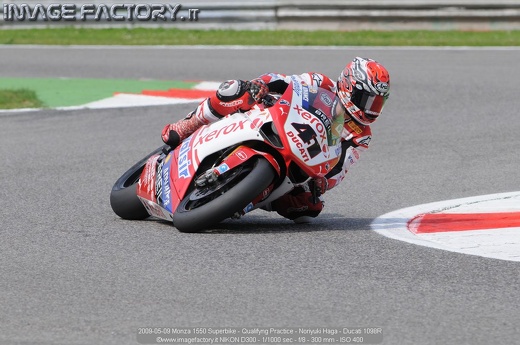 2009-05-09 Monza 1550 Superbike - Qualifyng Practice - Noriyuki Haga - Ducati 1098R